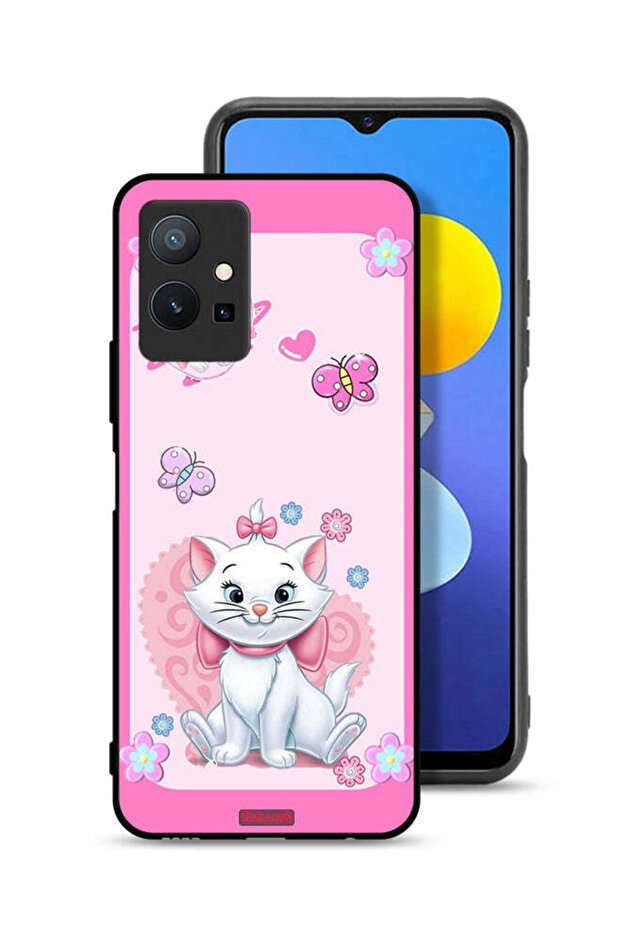 Vivo Y75 5G Protective Case Cover Cute Lady Cat