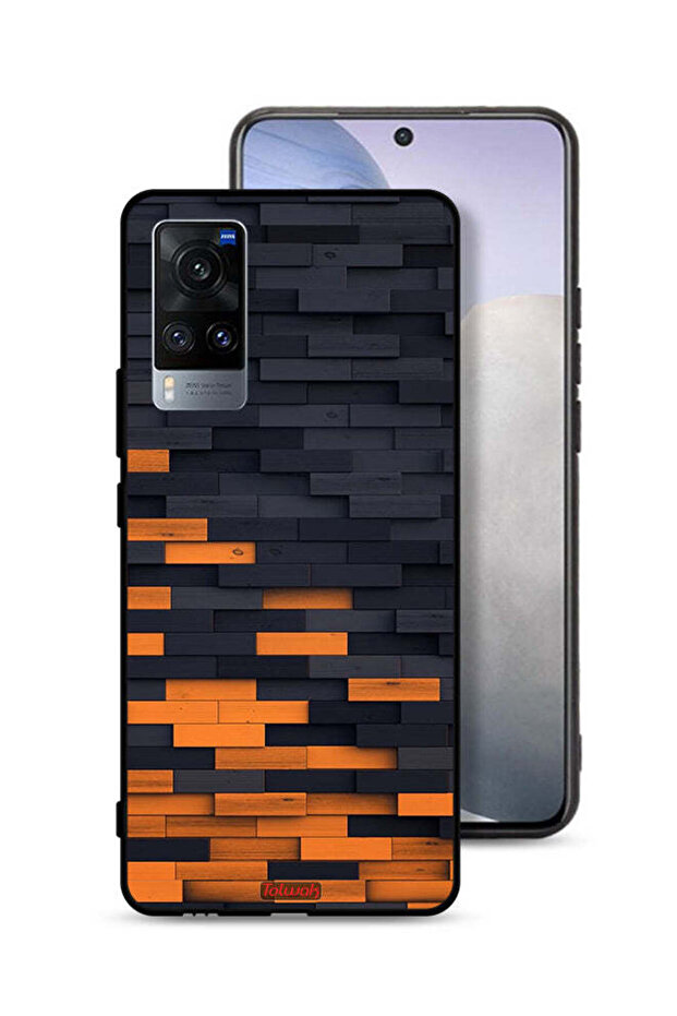 Vivo X60 Protective Case Cover Wooden Wall