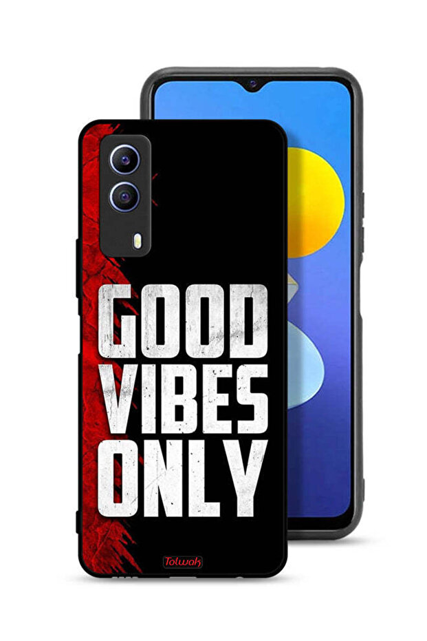 Vivo T1x Protective Case Cover Good Vibes Only
