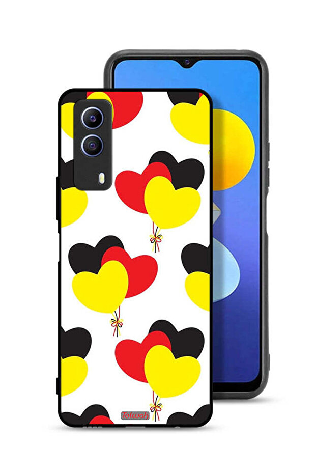 غطاء حماية Vivo T1x بثلاثة قلوب