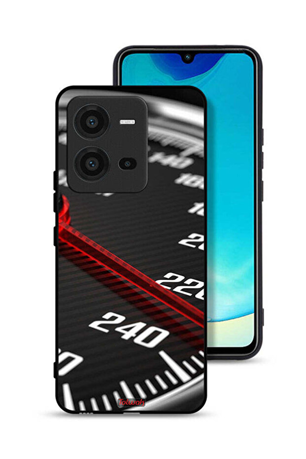 غطاء حماية لجهاز Vivo V25 5G مع عداد السرعة