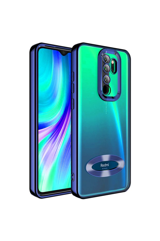 Xiaomi Redmi Note 8 Pro Case Transparent Back Edges Platinum Plating Shows Phone's Logo