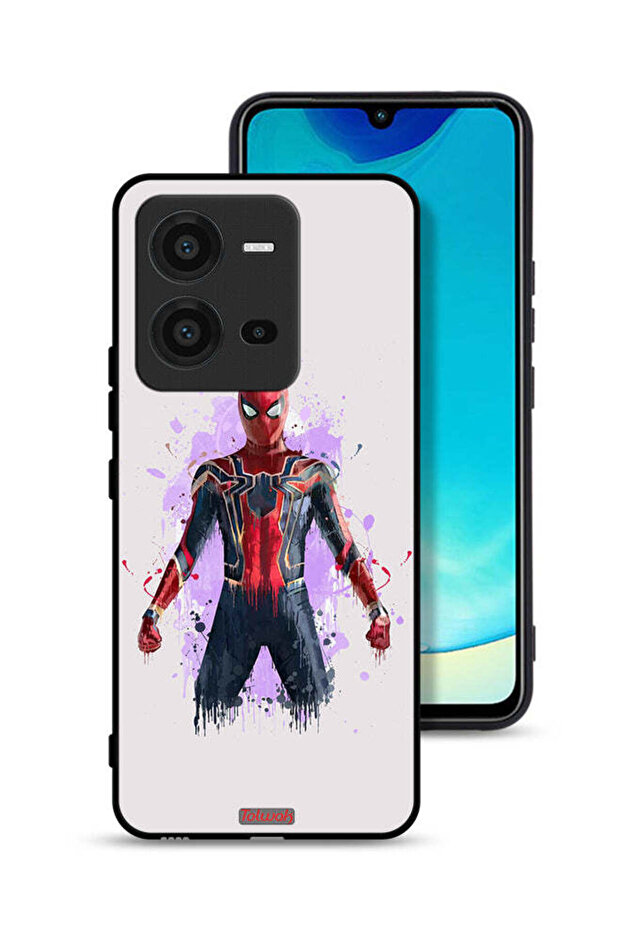 غطاء حماية Vivo V25 5G بتصميم العنكبوت الحديدي