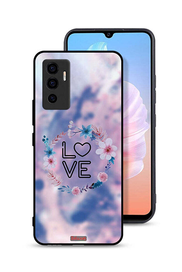 Vivo V23e Protective Case Cover Love In Flowers Ring Art