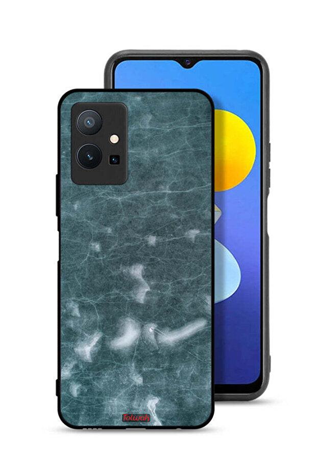 غطاء حماية لهاتف Vivo Y75 5G بنمط ستونيش