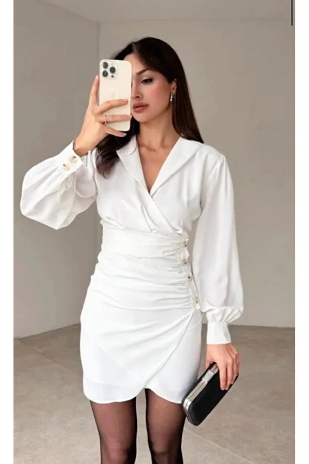 GÖMLEK ELBİSE MİNİ BOY - 1