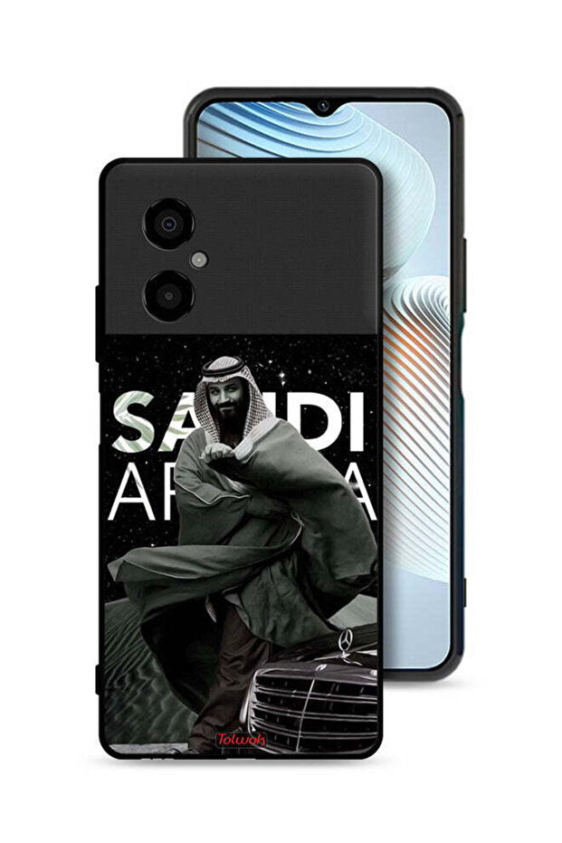 غطاء حماية لهاتف شاومي بوكو M4 5G ولي العهد محمد بن سلمان