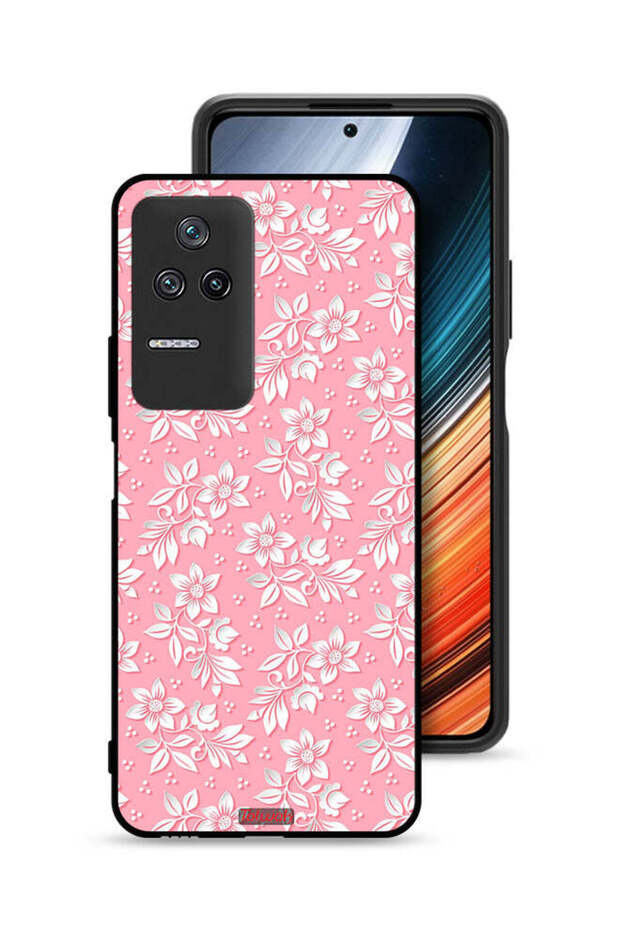 Xiaomi Redmi K40S Protective Case Cover Flowers Background Pattern