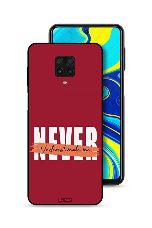 Xiaomi Redmi Note 9 Pro Protective Case Cover Never Underestimate Me