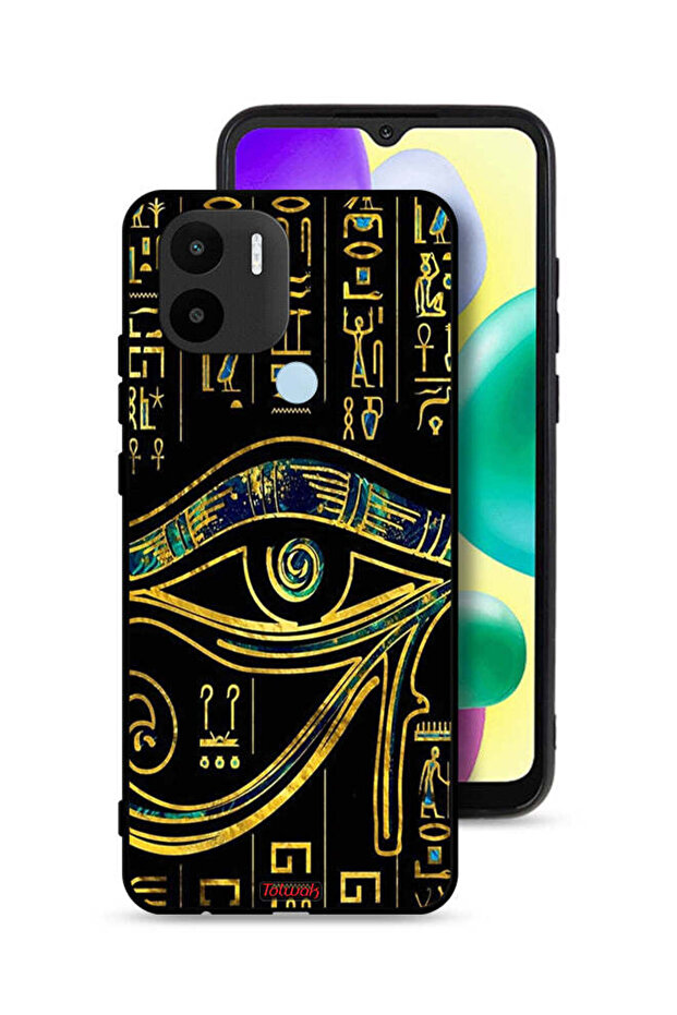 غطاء حماية لهاتف Xiaomi Redmi A1 Plus مع رسمة عين
