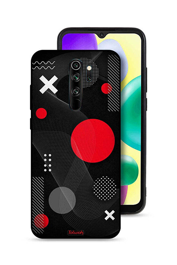 Xiaomi Redmi Note 8 Pro Protective Case Cover Round And Cross Shape Pattern