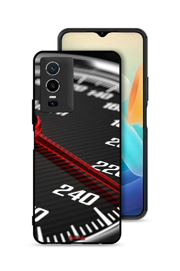 غطاء حماية لجهاز Vivo Y76 5G مع عداد السرعة