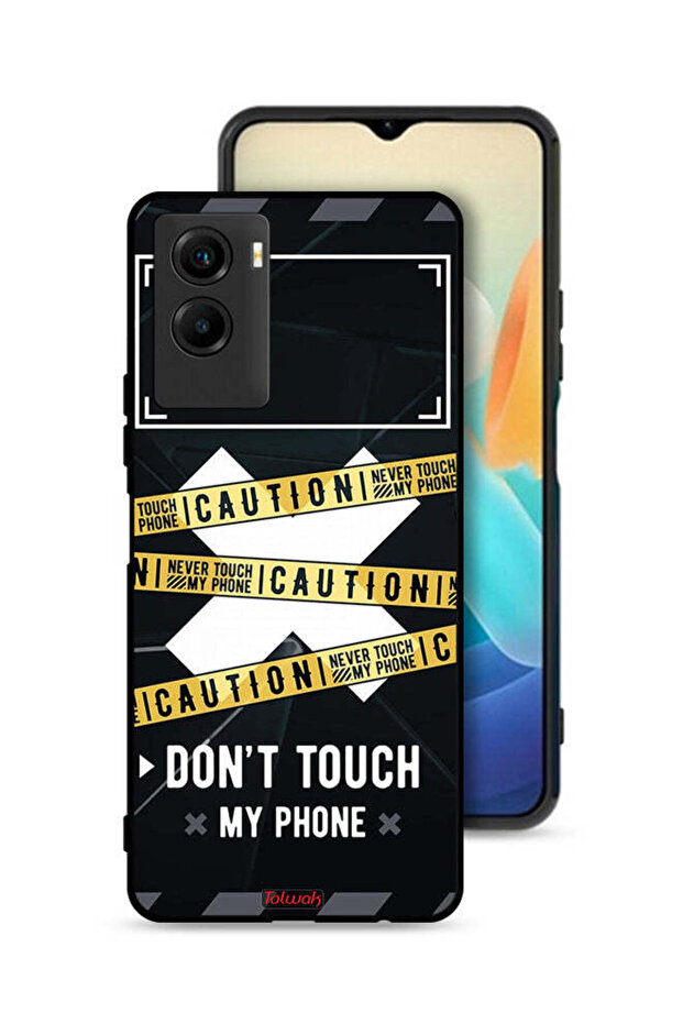 Vivo Y55s 5G (2021) Protective Case Cover Caution Never Touch My Phone
