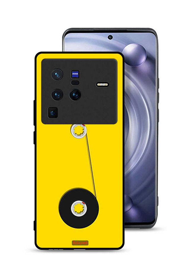 Vivo X80 Pro Protective Case Cover Cassette Wheel Art