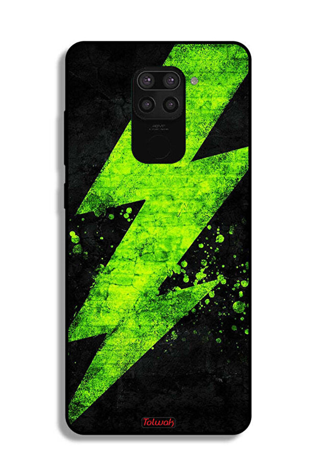 غطاء حماية لهاتف شاومي ريدمي نوت 9 بنمط كهربائي - 2