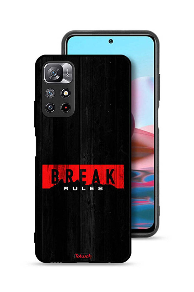 Xiaomi Redmi Note 11 4G Protective Case Cover Break Rules
