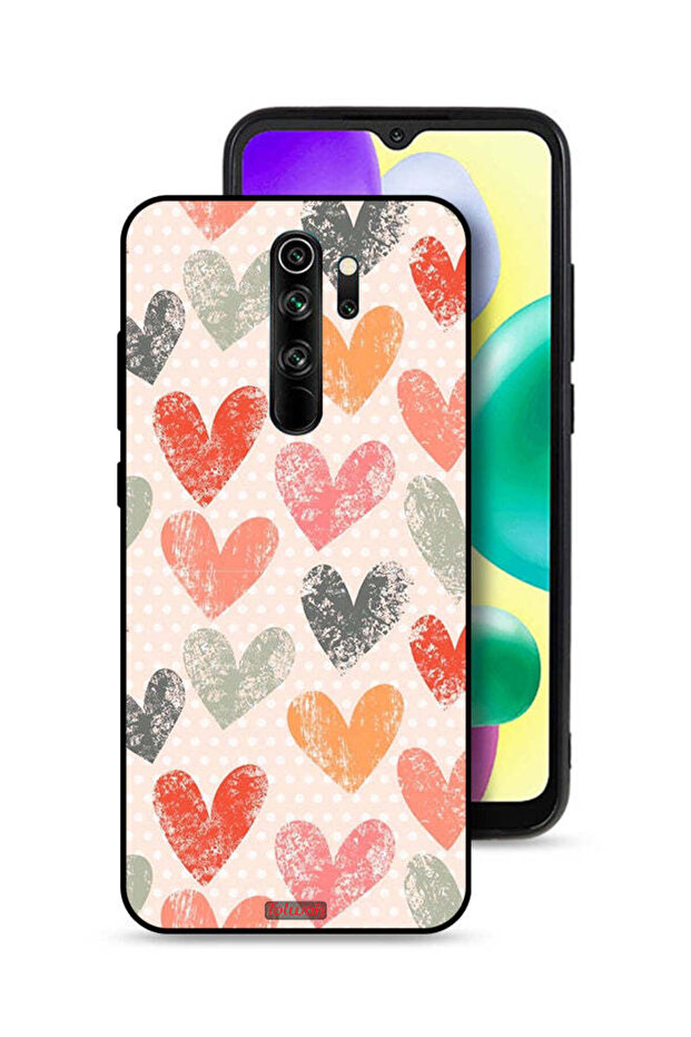 Xiaomi Redmi Note 8 Pro Protective Case Cover Hearts Art