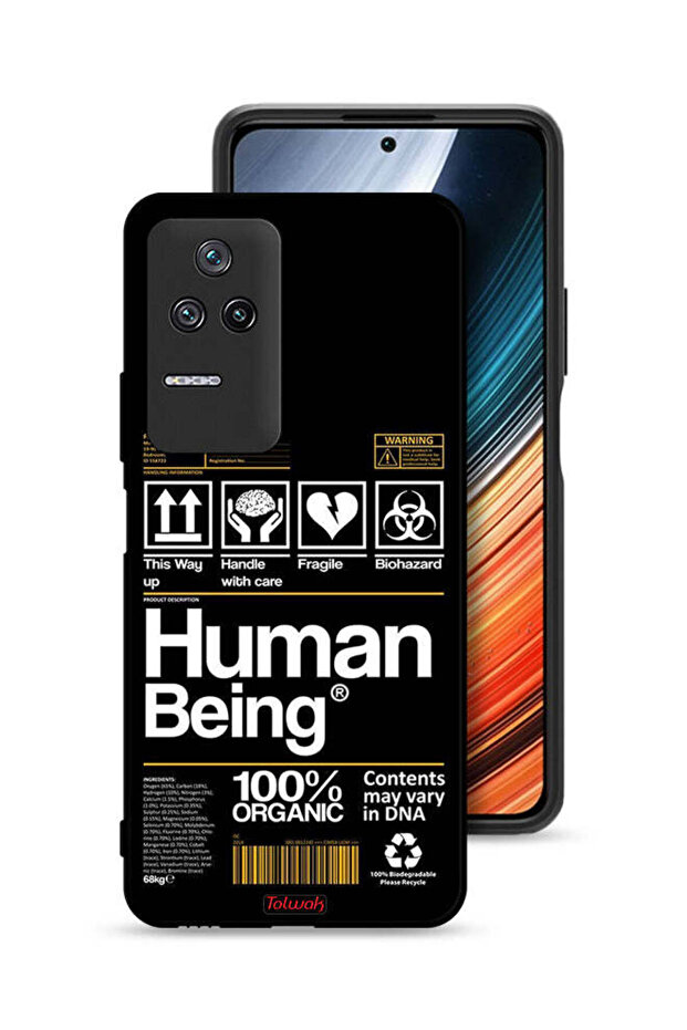 غطاء حماية لهاتف Xiaomi Poco F4 - ملصق إنسان