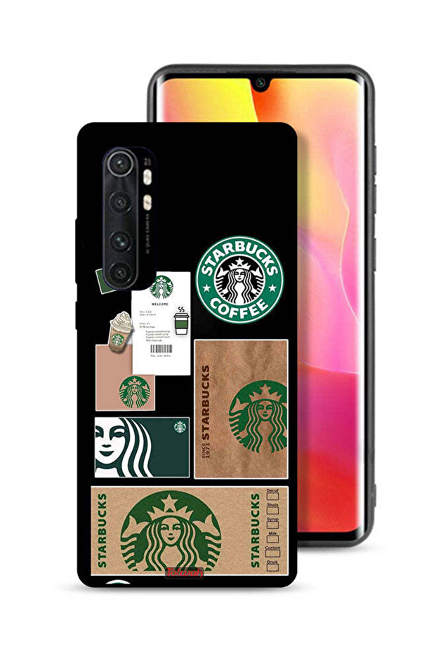 Xiaomi Mi Note 10 Lite Protective Case Cover Starbucks Sticker