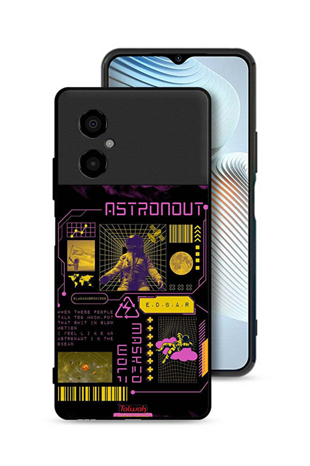 Xiaomi Poco M4 5G Protective Case Cover Astronaut Sticker