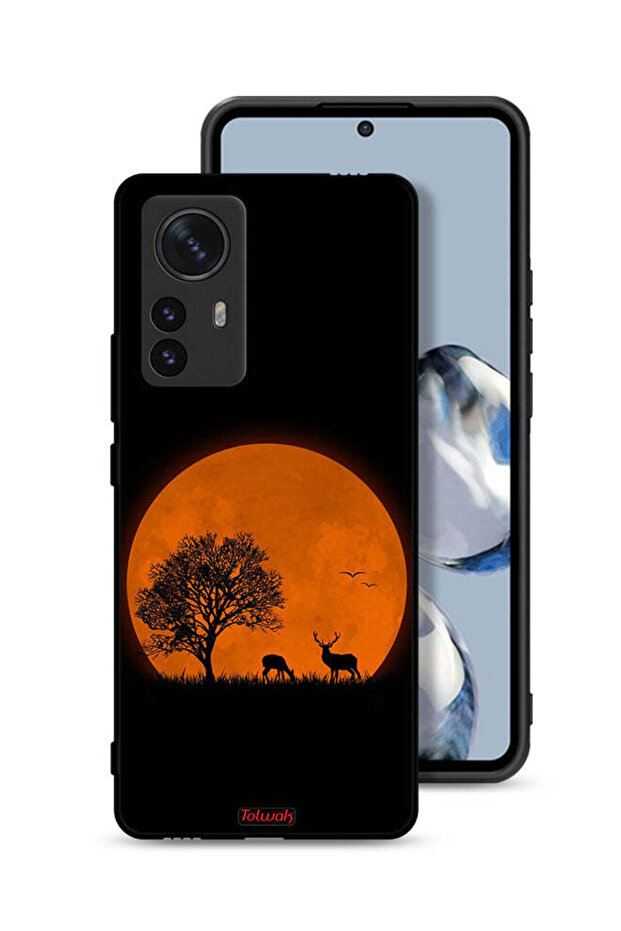 Xiaomi 12 Protective Case Cover Evening Moon Art
