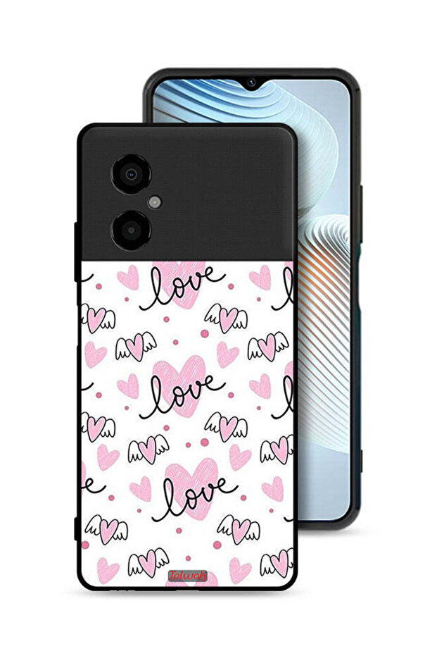 Xiaomi Poco M4 5G Protective Case Cover Love And Heart Art Pattern