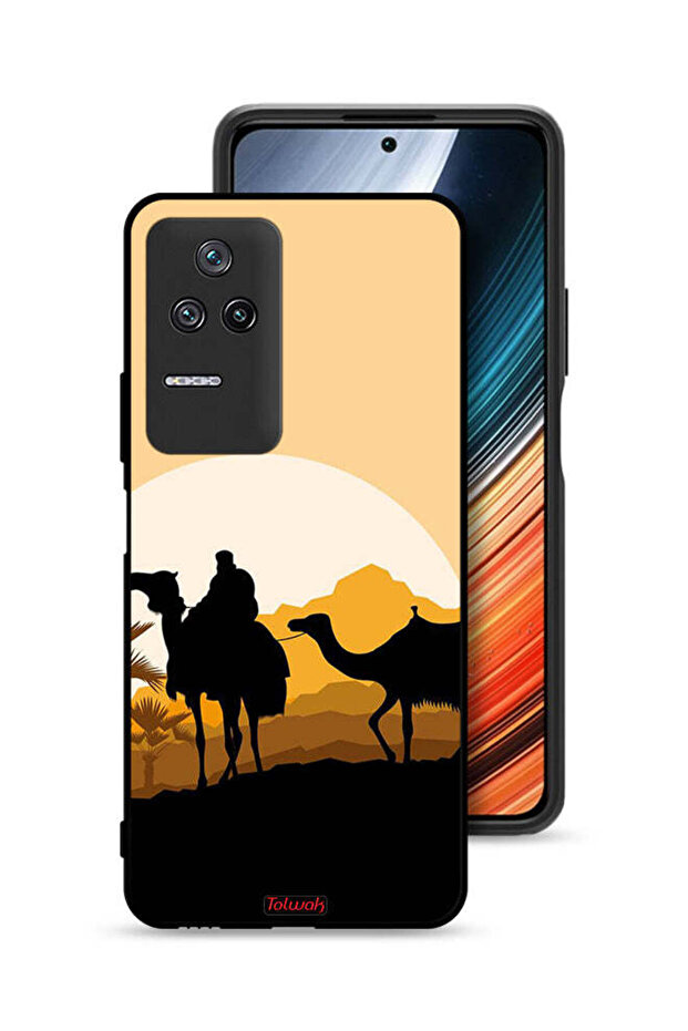 Xiaomi Redmi K40S Protective Case Cover Camels In Desert Art