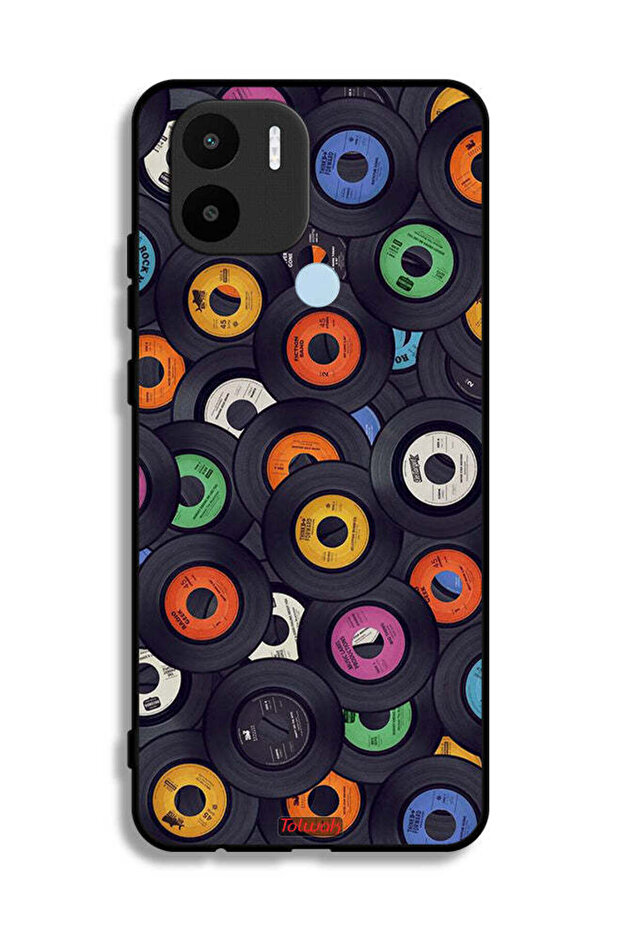 غطاء حماية لهاتف Xiaomi Redmi A1 Plus بنمط أقراص مضغوطة - 2