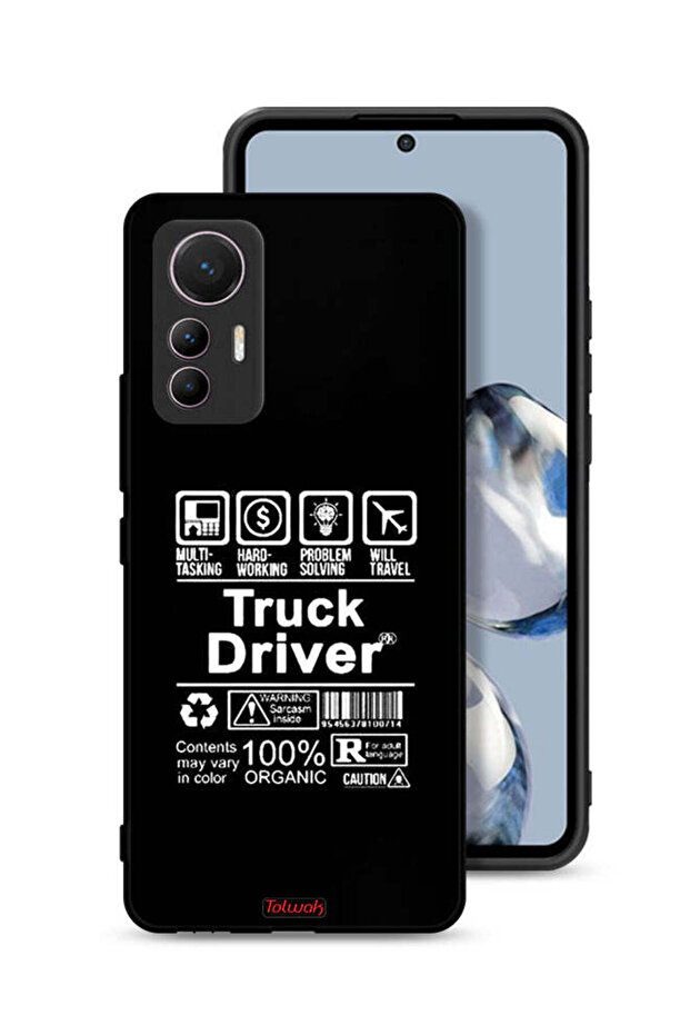 Xiaomi 12 Lite Protective Case Cover Truck Driver Sticker