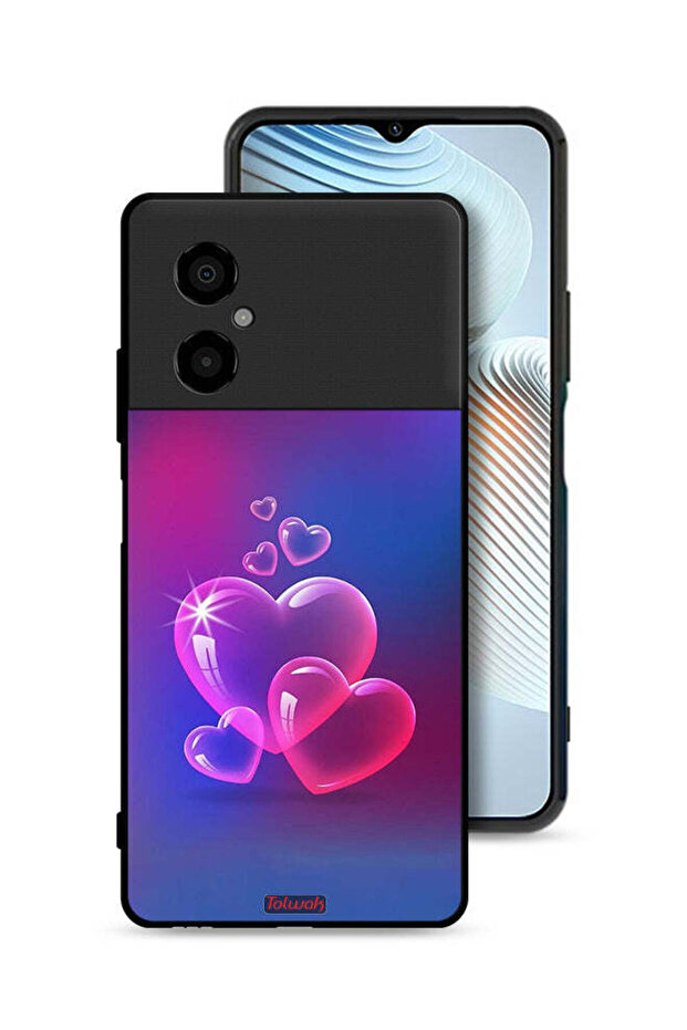 Xiaomi Poco M4 5G Protective Case Cover Water Hearts