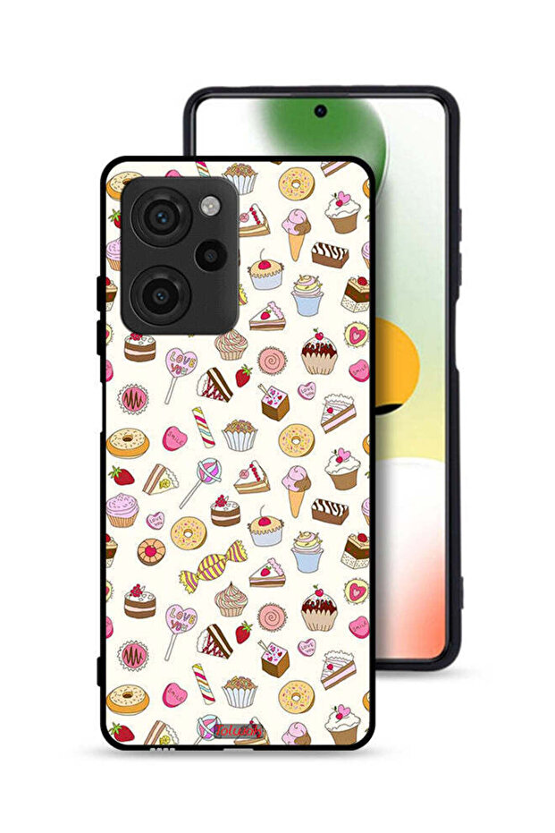 غطاء حماية لهاتف Xiaomi Poco X5 Pro بنمط العناصر المفضلة