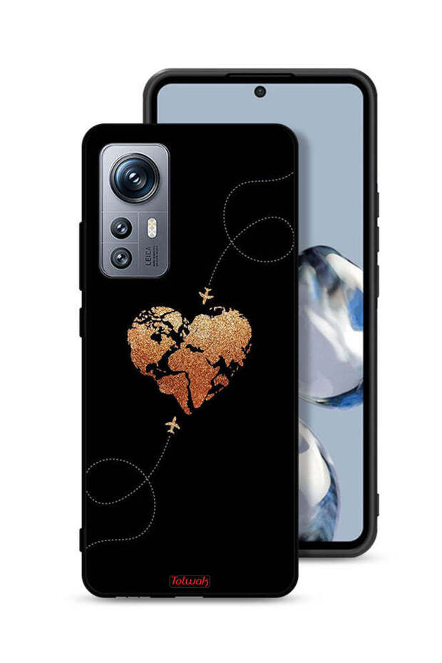Xiaomi 12S Protective Case Cover Airplanes Touching Heart