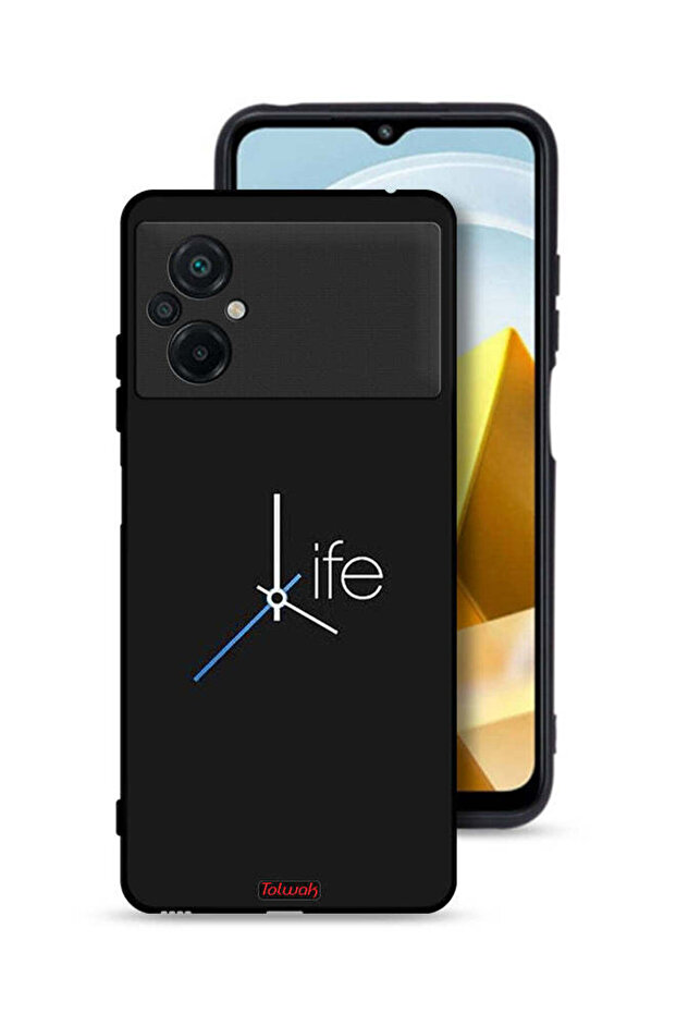 Xiaomi Poco M5 4G Protective Case Cover Life Clock