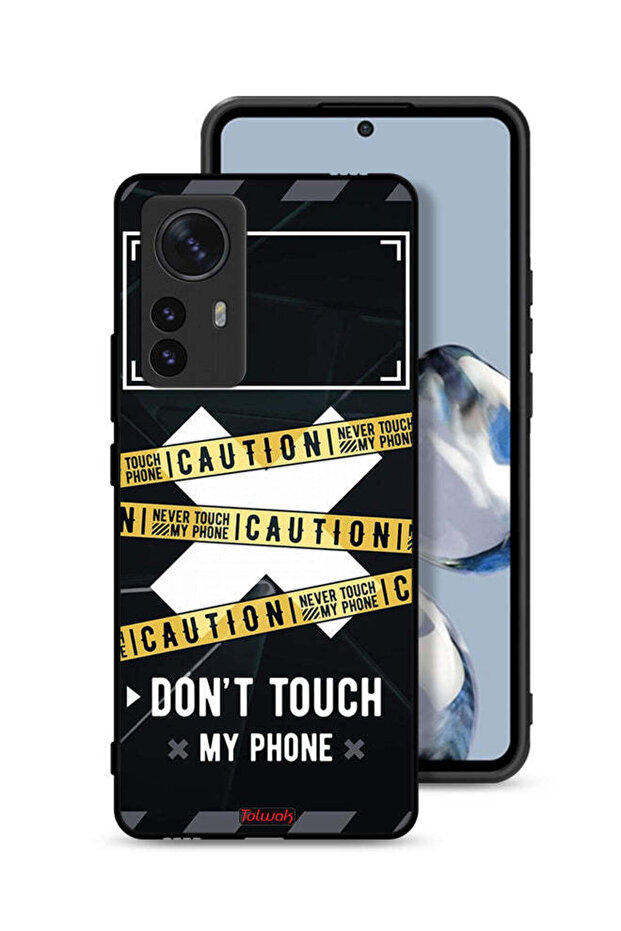 Xiaomi 12X Protective Case Cover Caution Never Touch My Phone