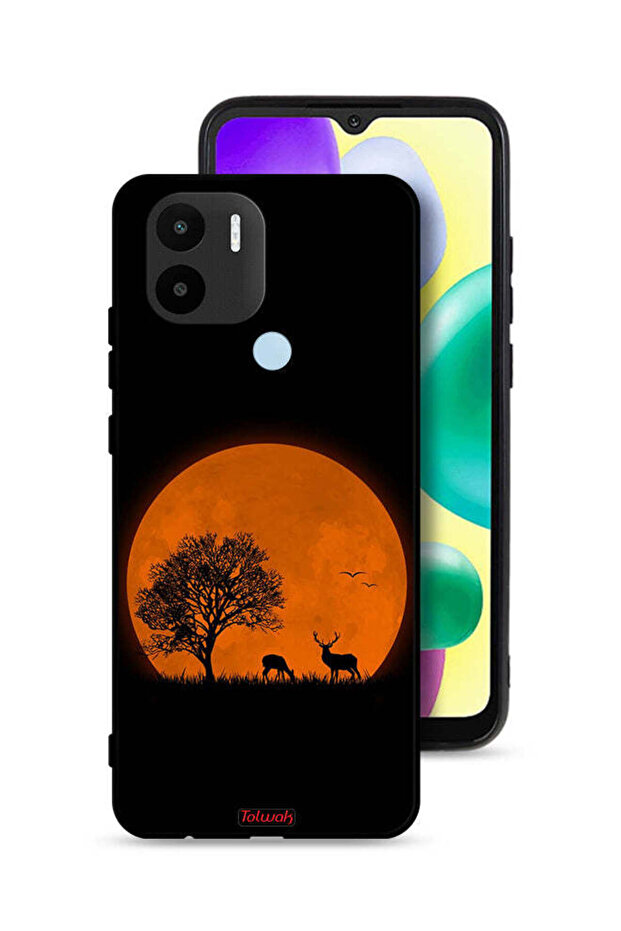 Xiaomi Redmi A1 Plus Protective Case Cover Evening Moon Art