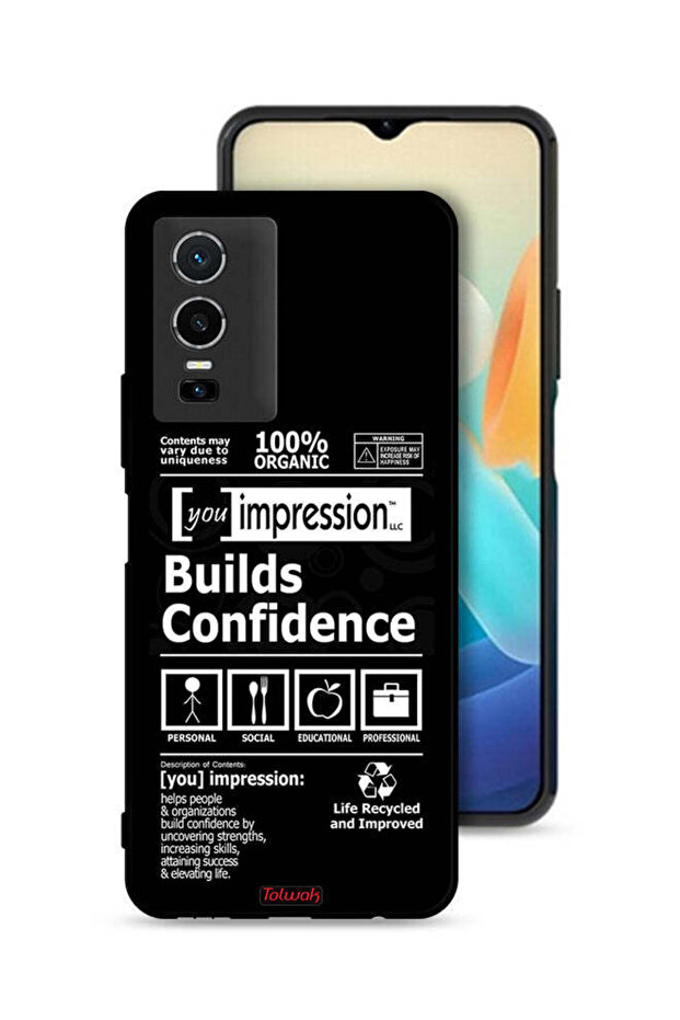 Vivo Y76 5G Protective Case Cover Builds Confidence Sticker
