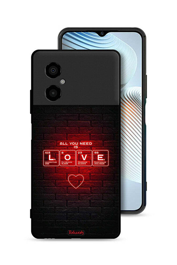 Xiaomi Poco M4 5G Protective Case Cover All You Need Is Love