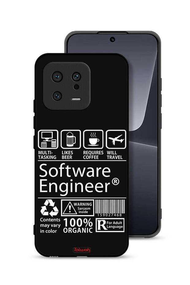 غطاء حماية لجهاز Xiaomi 13، ملصق مهندس برمجيات - 1