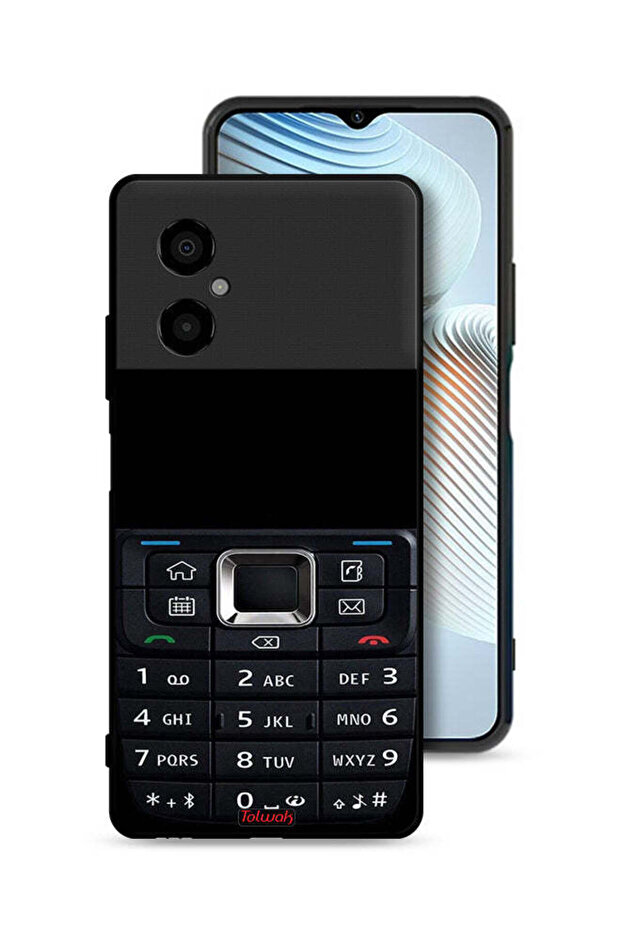 Xiaomi Poco M4 5G Protective Case Cover Old Phone Pattern
