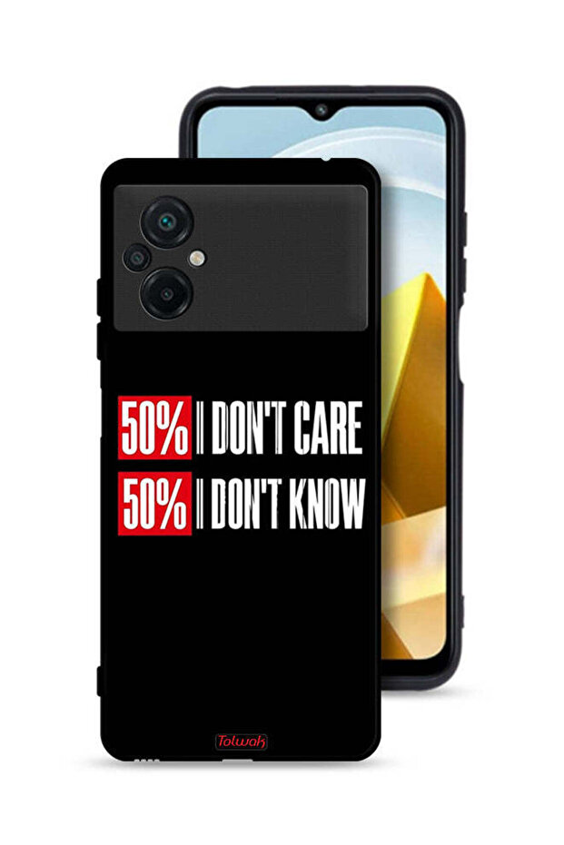غطاء حماية لهاتف Xiaomi Poco M5 4G لا يهمني