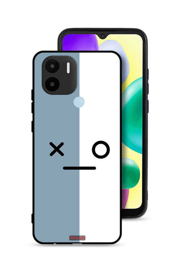 غطاء حماية لهاتف Xiaomi Redmi A1 Plus بأيقونات الوجه