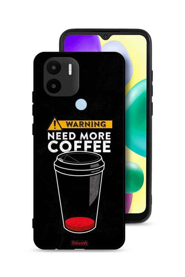 Xiaomi Redmi A1 Plus Protective Case Cover Need More Coffee