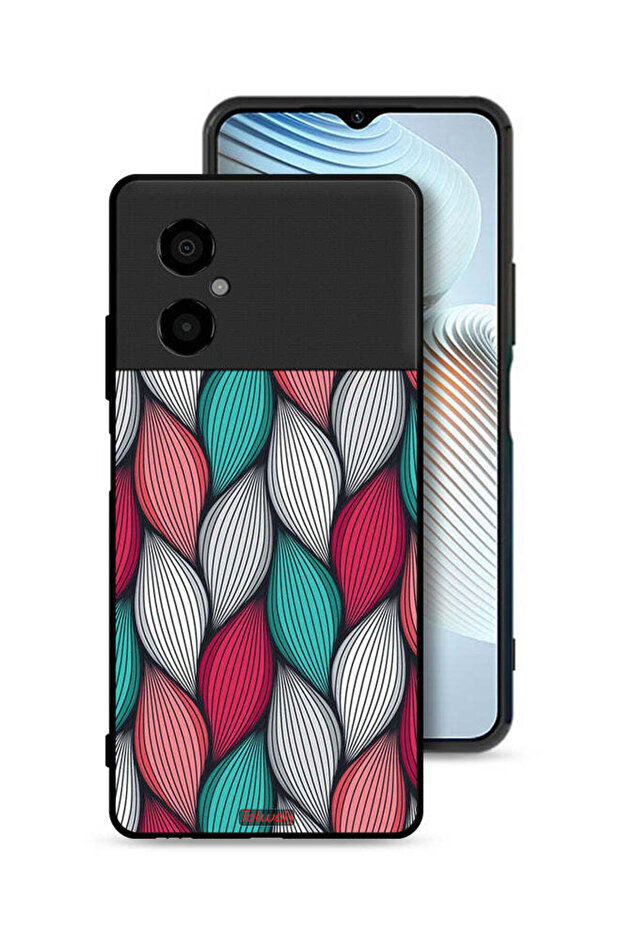 Xiaomi Poco M4 5G Protective Case Cover Feather Pattern