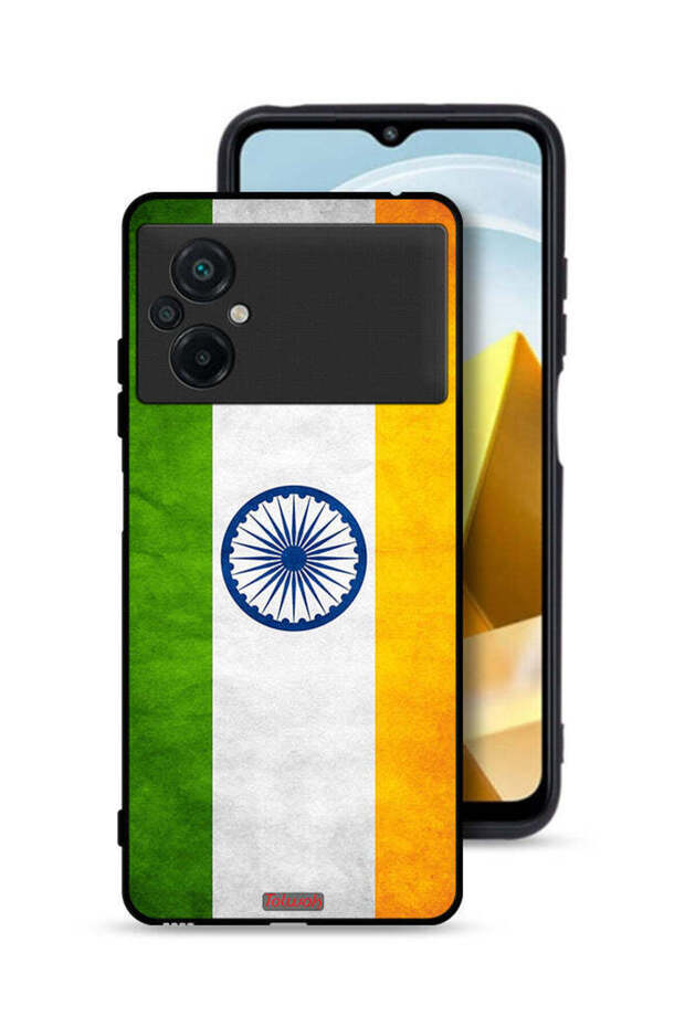Xiaomi Poco M5 4G Protective Case Cover Luminous Indian Flag