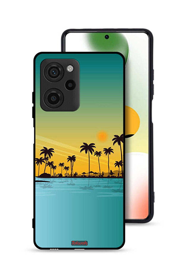 غطاء حماية لهاتف Xiaomi Poco X5 Pro، منظر طبيعي، فن تجريدي