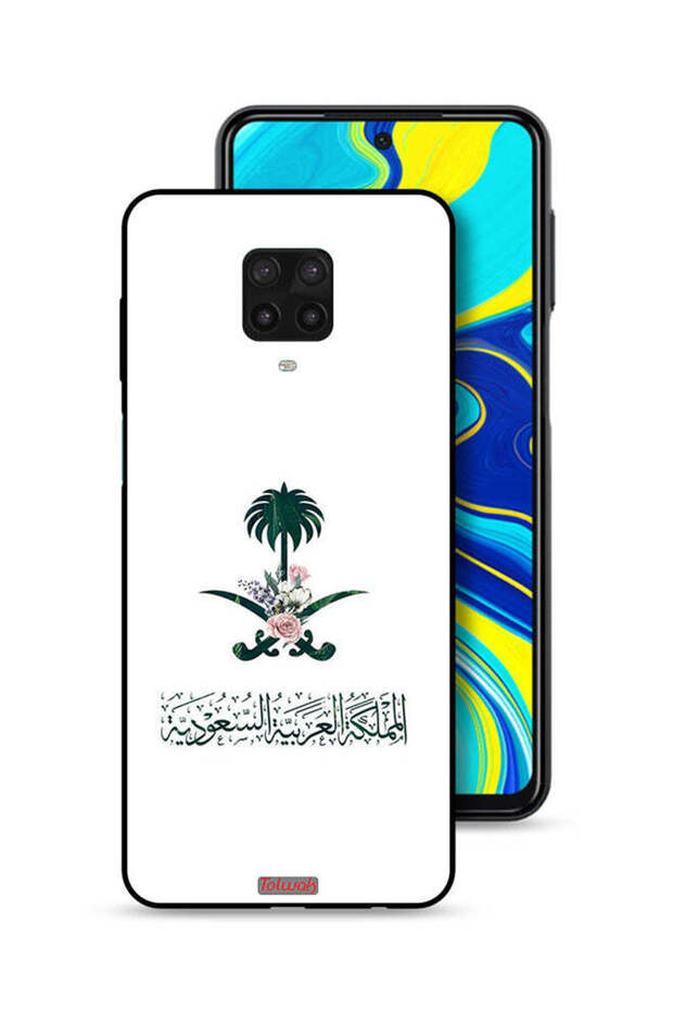 Xiaomi Redmi Note 9 Pro Protective Case Cover Kingdom Of Saudi Arabia Sign Of Flowers