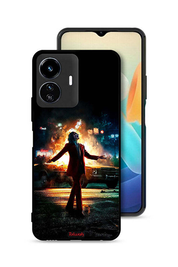 Vivo Y77e 5G Protective Case Cover Joker Happy Mode
