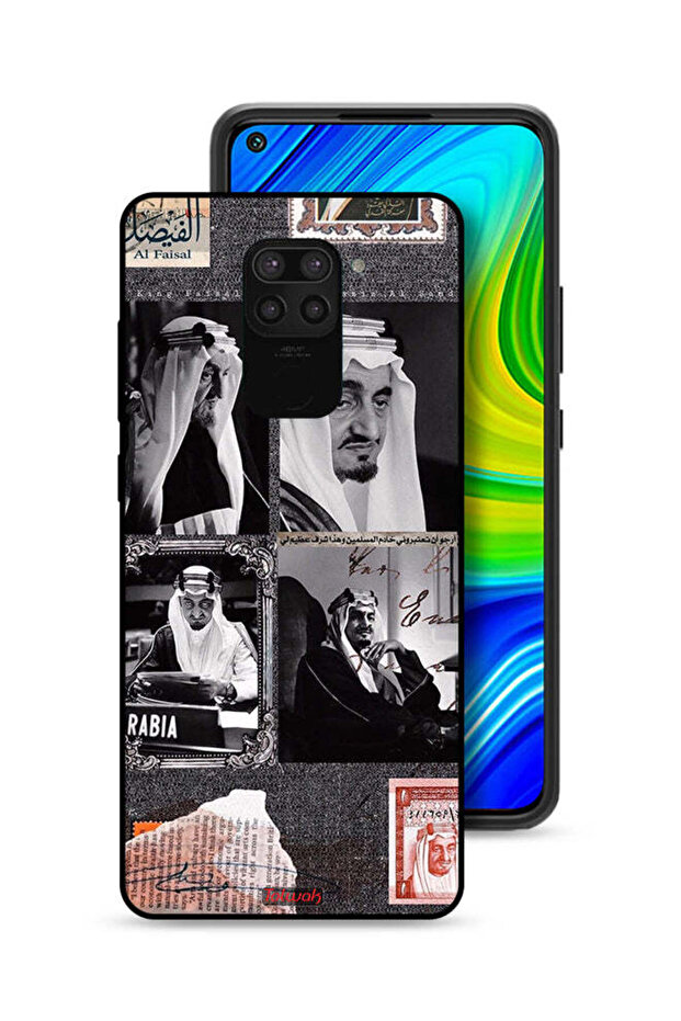 غطاء حماية لهاتف شاومي ريدمي نوت 9، ملصق الملك فيصل العتيق