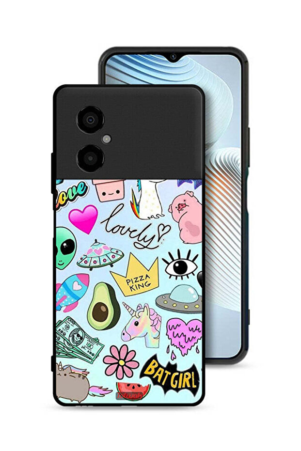 Xiaomi Poco M4 5G Protective Case Cover Lovely Stickers