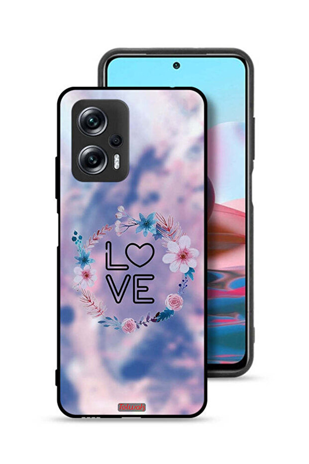 Xiaomi Poco X4 GT Protective Case Cover Love In Flowers Ring Art
